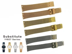 Replacement Watch Band for Watchband with Screw Slim Strap 18mm-14mm (Hole Spacing 10MM)