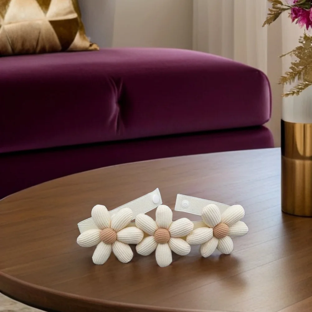 2 pçs cortina tiebacks boêmio girassol design floral corda decorativa cortinas holdbacks para o quarto sala de estar janela