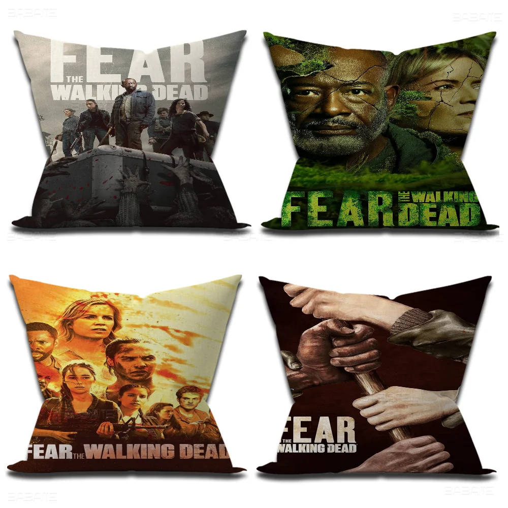 Fear The Walking Dead Personalized Pillow Cover Kids Bedroom Wild Party Decor Pillowcase Kid Birthday Shower Gift