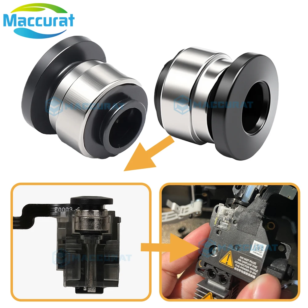 For Bambu Lab 3D Printer X1 X1C P1P P1S PTFE Tube Hall Switch Pneumatic Connector 1.75mm Filament Extruder 3D Printer Parts
