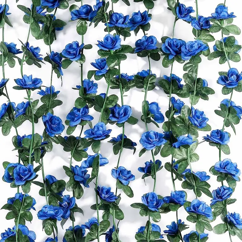 Kunstbloem Roos Garland Bruiloft Festival Huis Kamer Tafel Buiten Muur Kamerdecoratie Tuin Diy Hoge kwaliteit Geschenken Feest - afbeelding 1