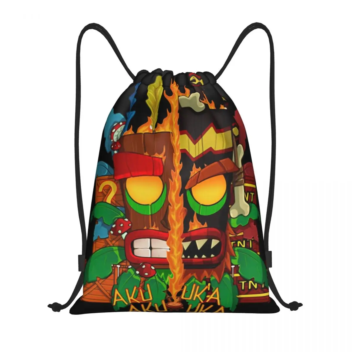 

Aku Uka Multi-function Portable Drawstring Bags Sports Bag Book Bag