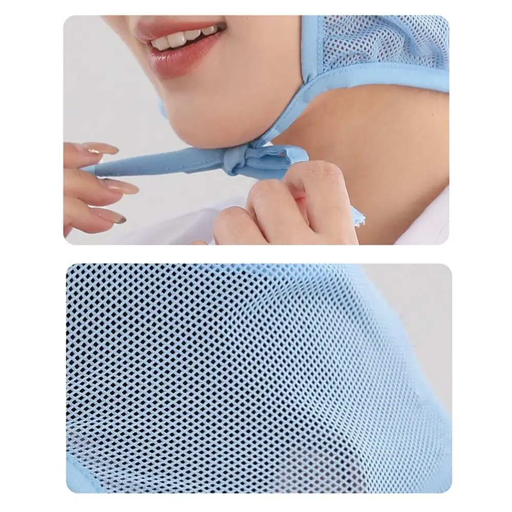 New Breathable Mesh Work Cap General Soft Unisex Mesh Cap Headband Dustproof Hat for Food Factory Workshops