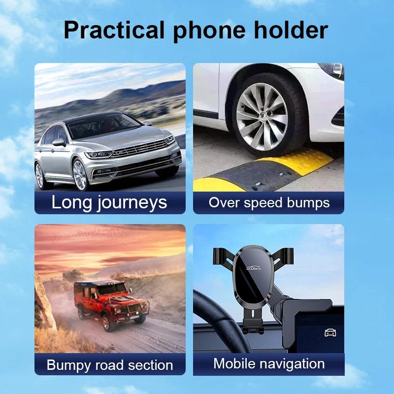 Autotelefonhalterung für Tesla Model 3, Modell und andere neue Energiefahrzeuge, Mittelscheibe, spezielle Navigation, Schwerkraft-Stützhalterung – Detail 7