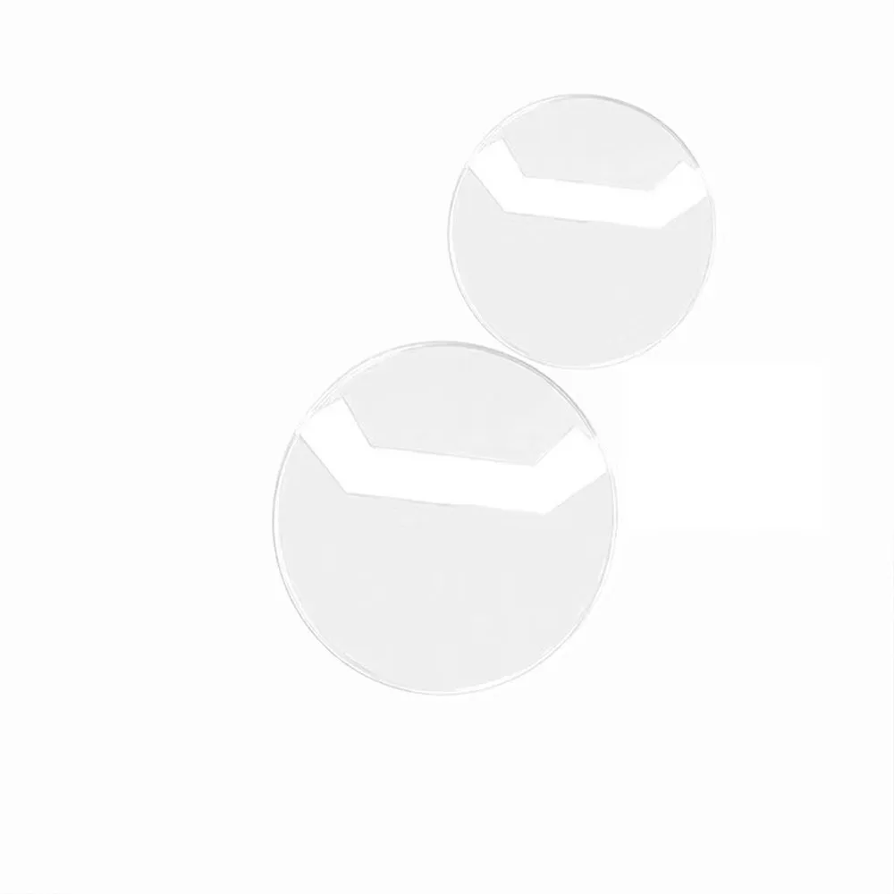 10pcs/Set Round 63/83mm Badge Protective Sleeves CPP Rear Opening Badge Protector Case Dustproof Transparent Anime Badge Holder
