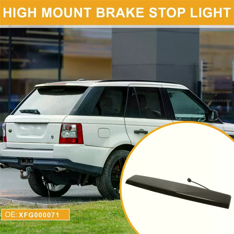 For Range Rover SPORT 2006 2007 2008 2009 XFG000071 Black Lens Rear High Level Third 3rd LED Brake Stop Light Lamp