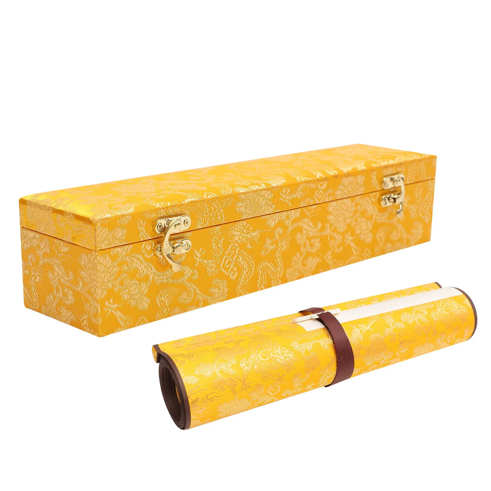 

1Set Premium Chinese Calligraphy Scroll Paper Vintage Blank Hanging Scroll for Brush Writing Painting Practice Home Office Wall