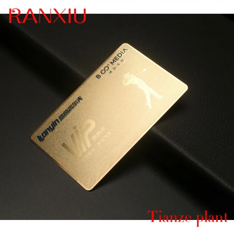 Custom High-grade mirror card custom stainless steel metal cards for laser engraving