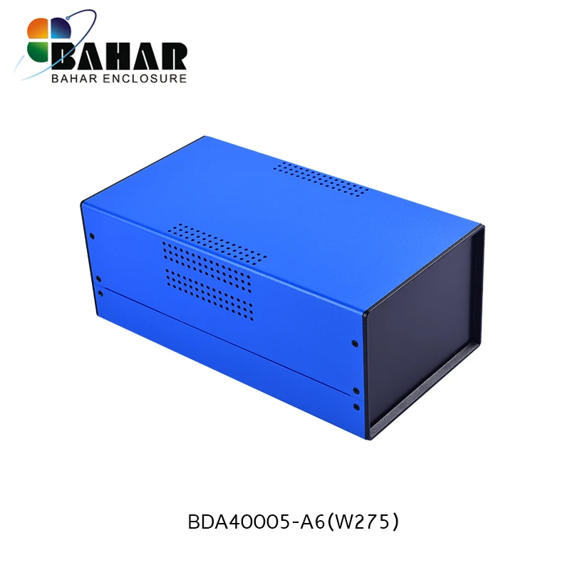 Bahar Iron Case Enclosure Wire Junction Box Instrument Shell with flat Cover Model BDA 40005 DIY amplifier iron metal  box