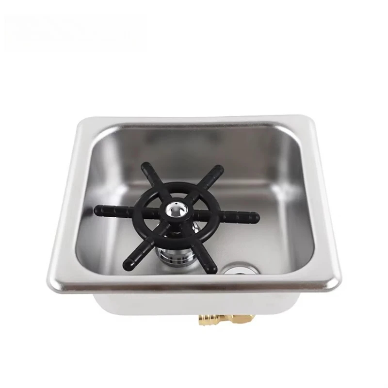 Made in China Cup Washer Sink Counter Top Coffee Rinser High Pressure Faucet Glass Automatic Rinser and Sink