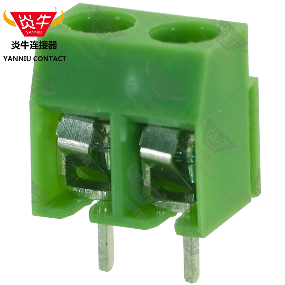 10Pcs KF126 5.0 2P 3P PCB SCREW TERMINAL BLOCKS DG126 5.0mm 2PIN 3PIN PLASTIC HEIGHT 10.9mm DEGSON KEFA YANNIU