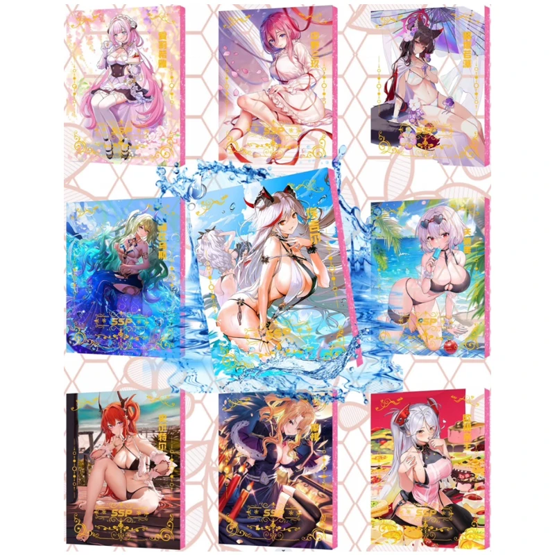 

Meet The Goddess Emilia Nakano Miku Anime Character Ssp Series Bronzing Rare Game Collection Flash Card Toys Christmas Gift