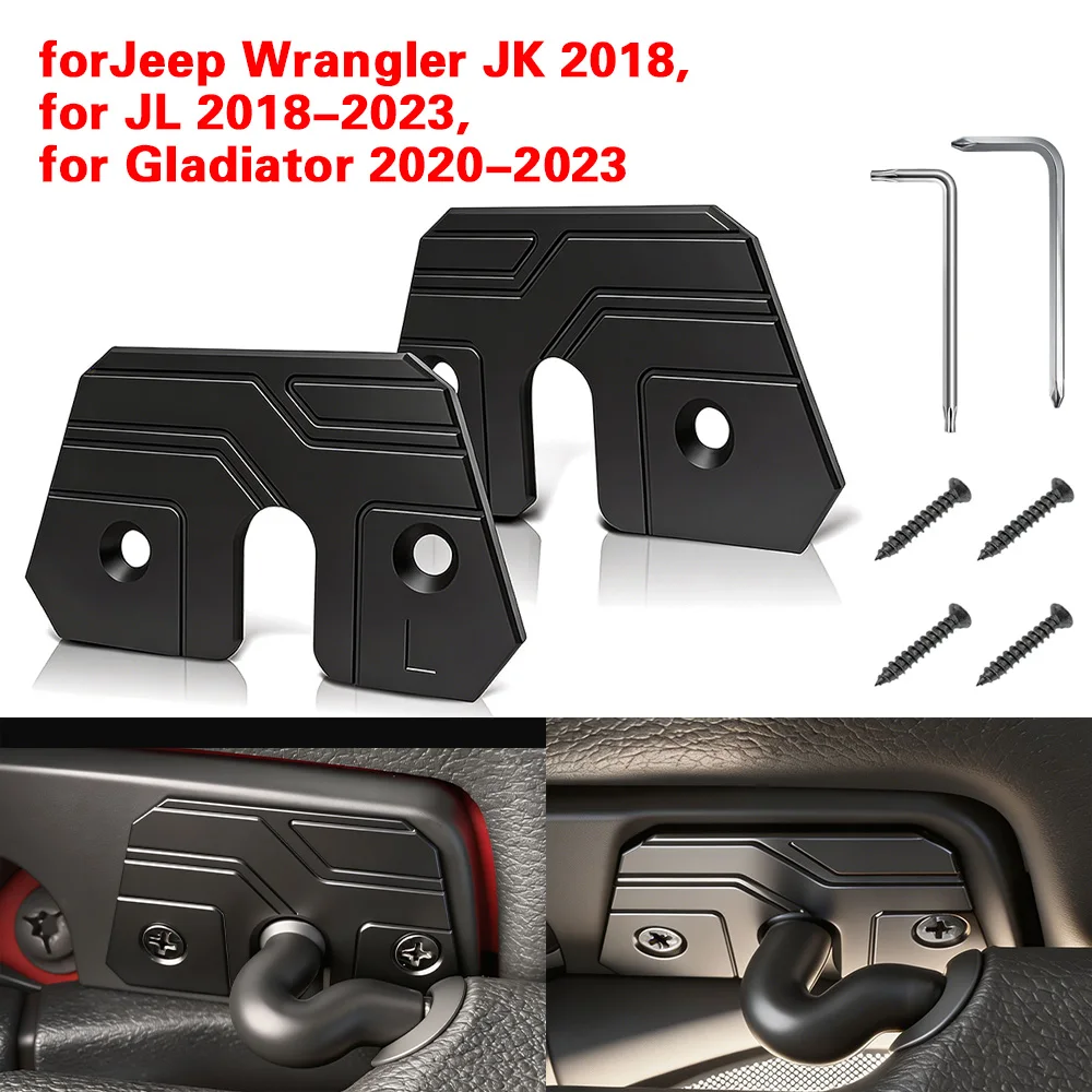 Sun Visor Repair Kit for Jeep Wrangler JK 2018 JL 2018-2023 Gladiator 2020-2023 Visor Repair kit Sun Visor Clip fix Replacement