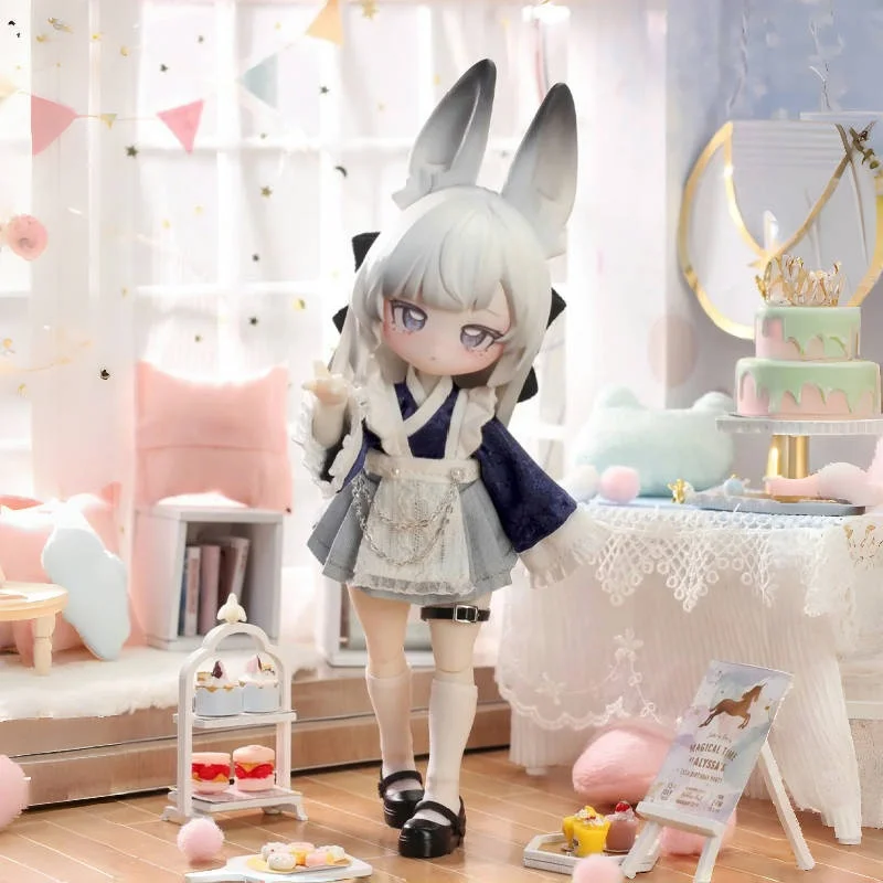 

Неэдимый лунный прыжок, время кролика, серия сокровищ, BJD, подвижная кукла, глухая коробка, загадочная коробка, орнамент, подарок на день рождения и праздник