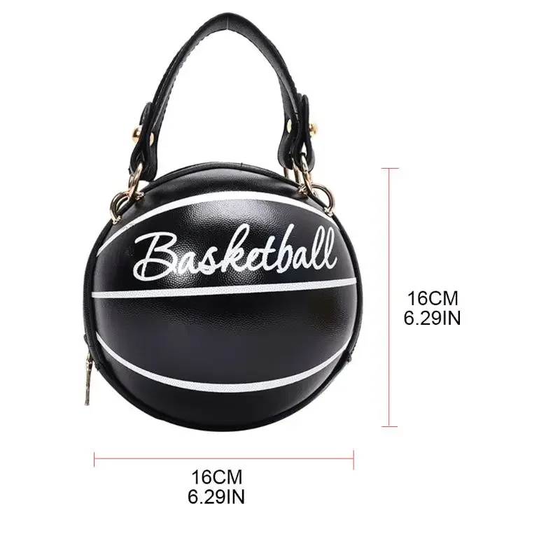 Personalized Round Ball Bag 2022 New Women\'s Bag Fashionable Chain Basketball Versatile Instagram Crossbody Bag