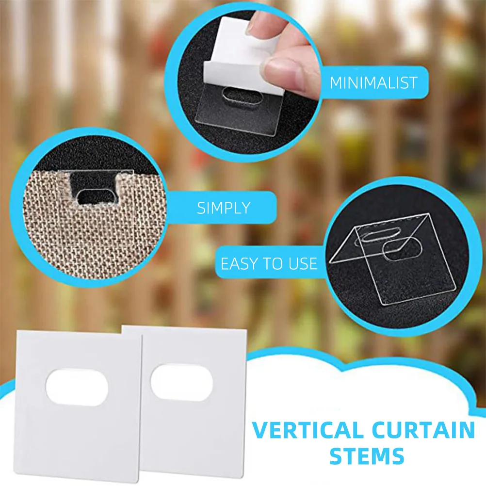 

12 set Vertical Blind Stem Parts Plastic Repair Stem For Blinds No Drill Installation Replacement Tabs Vertical Blind