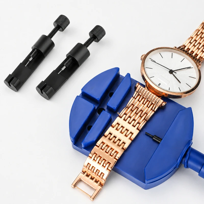 Portable 3Pcs Watch Repair Tool Kit Watch Band Link Remover Pin Extractor Set For Adjusting Watch Bracelet Length DIY Watch Tool