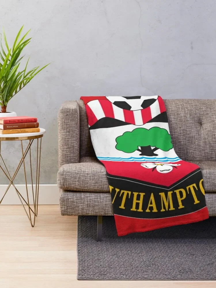 The South of The North Southampton Throw Blanket Moving Dorm Room Essentials Plaid Blankets