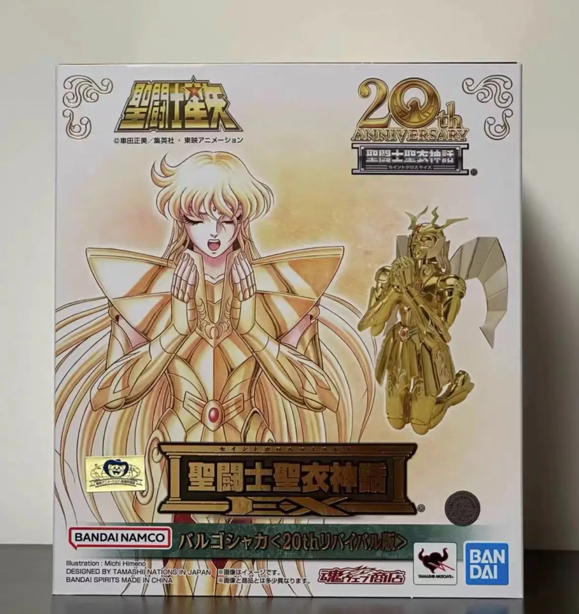 Original BANDAI Saint Cloth Myth EX Saint Seiya Virgo Shaka 20th REVIVAL Ver In Stock Anime Action Collection Figures Model Toys