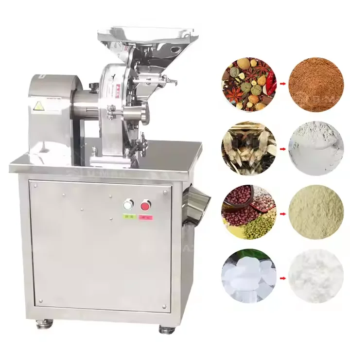 

Food Grade High Quality 304SUS Grain Crusher Machine50-200kg/h Mill Pulverizer Machine for Grinding Cereal Powder/spice