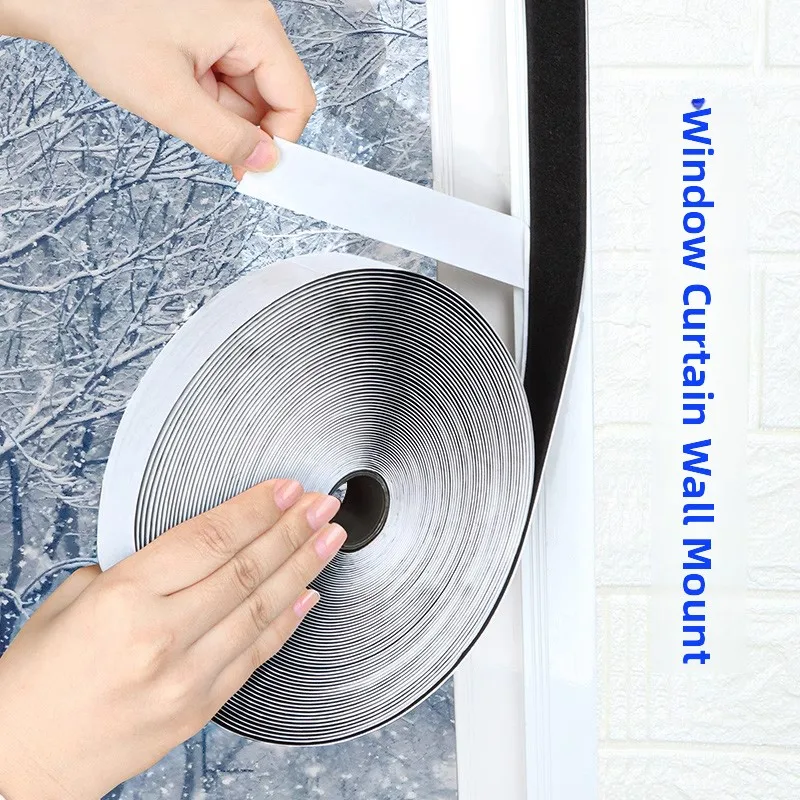 Light Blocking Curtain  Fixer Side Leak Proof Magic Stick Adhesive Strip DIY Sewing Home Fabric Curtain Light Blocking Strip