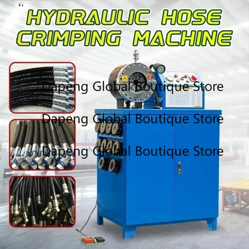 6-51mm  Machine With 10 Sets of DiesFully Automatic Hydraulic Hose Crimping Machine Crimper