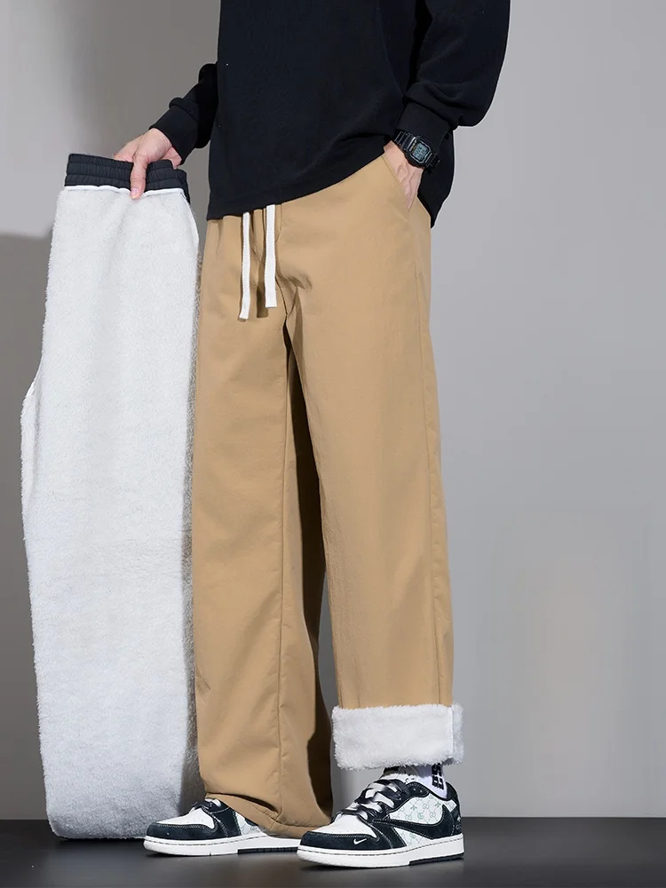 

Мужские повседневные брюки PaulFrank Fce с термоизоляцией, зимние, свободного кроя, прямые, цвета хаки, спортивные, для активного отдыха, молодежные