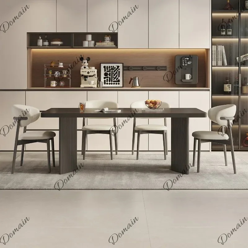 ZL Study High Dining Table Kitchen Restaurant Mobile Modern Luxury Living Room Dining Table Designer Muebles Commercial Furnitur