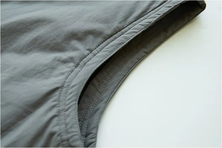 سترة نسائية قطنية رفيعة فضفاضة بتصميم كلاسيكي لخريف وشتاء 2025 جديد