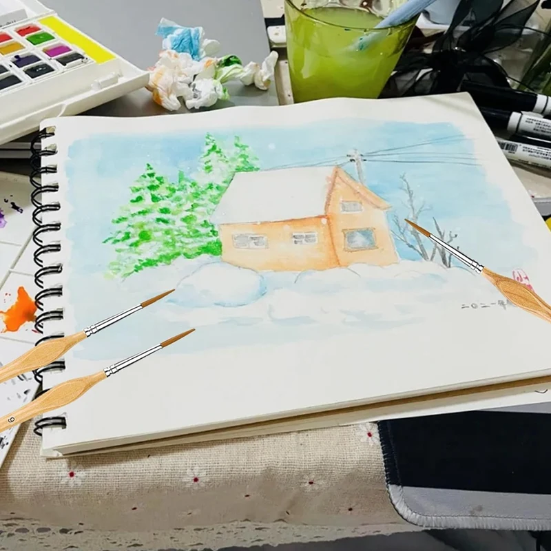 Detail Brushes For Acrylic, Watercolor, Face, Nails, Scale Model Painting, Line Drawing