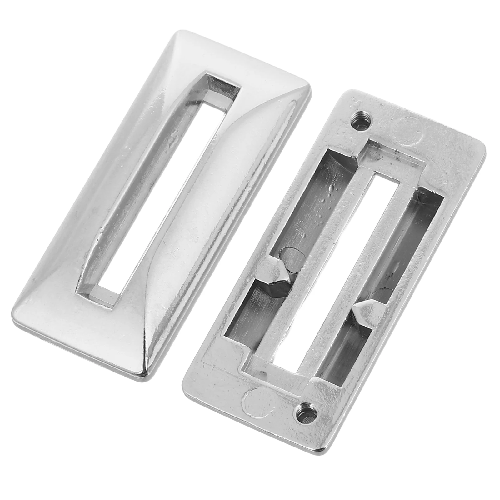 

2pcs Metal Coin Slot Lid For Diy Piggy Bank Stainless Steel Smooth Insertion Durable Money Saving Upgrade Storage Box Cover