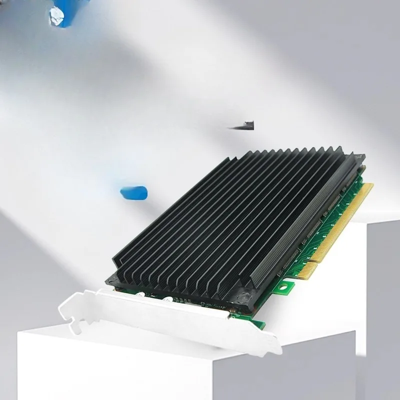 

Parts for Linkreal M.2NVMe expansion card PCIe4.0X16 to 4 port solid state adapter card, compatible with PCIe3.0