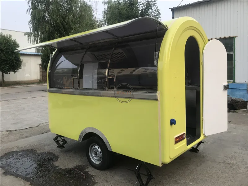 

Outdoor Hot Dog Pizza Mobile Food Trailer Street Snack Mobile Food Cart Ice Cream Food Truck for Sale