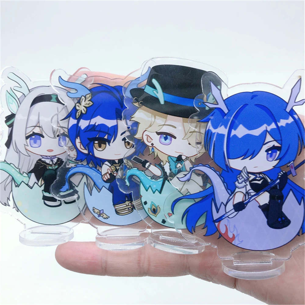 Game Honkai Star Rail Black Swan Aventurine Acheron Robin Sparkle Dr. Ratio Cosplay Costumes Acrylic Stand Plates Pendant