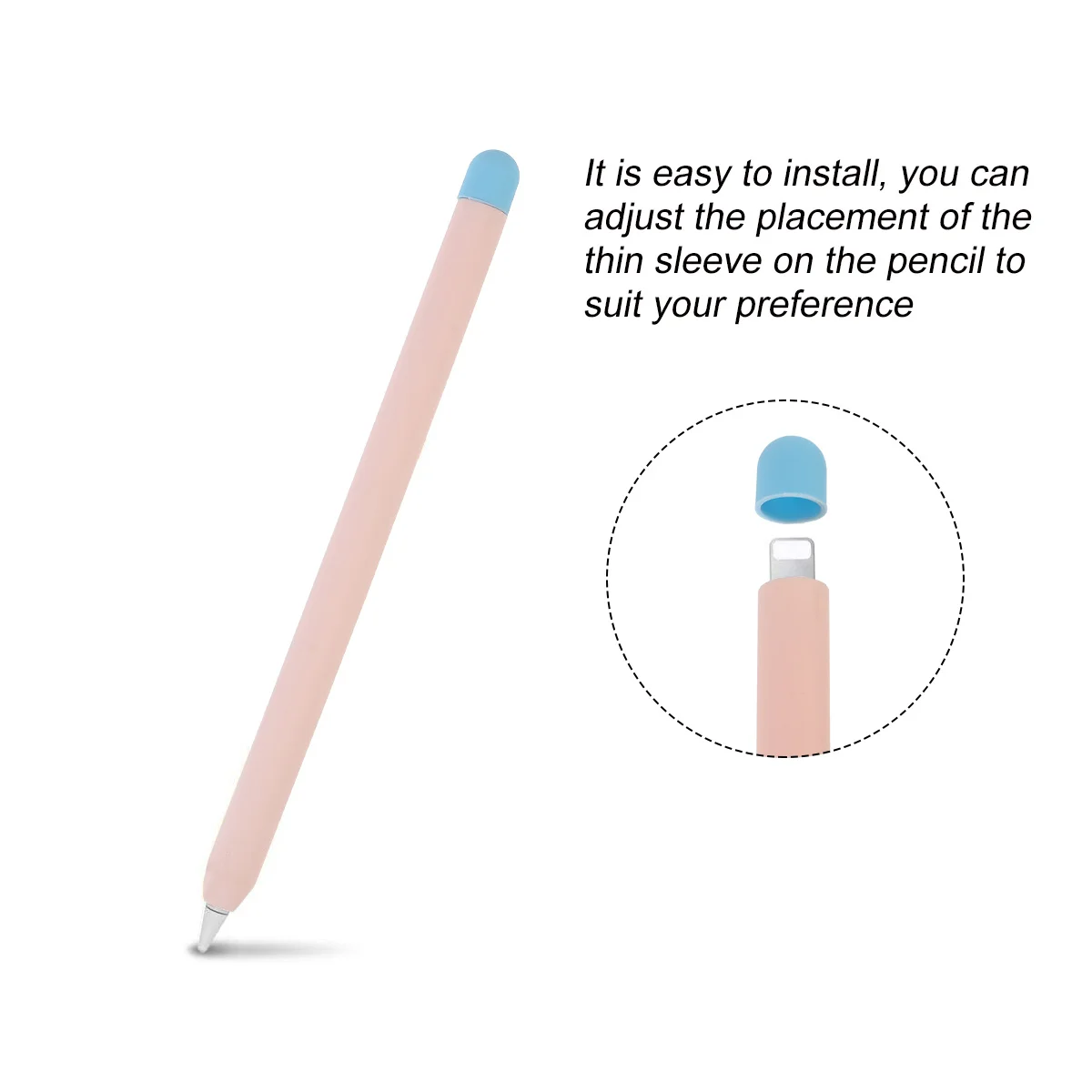 

Protective Sleeve for Pencil Tips Cover Silicone Stylus Protector Case Durable