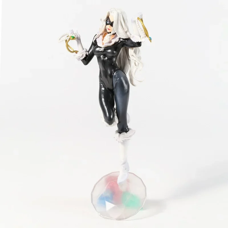 Marvel Legends Anime Avengers beautiful girl Black Cat Statue limited edition Action Figure statue Collectible Model Toy Figures