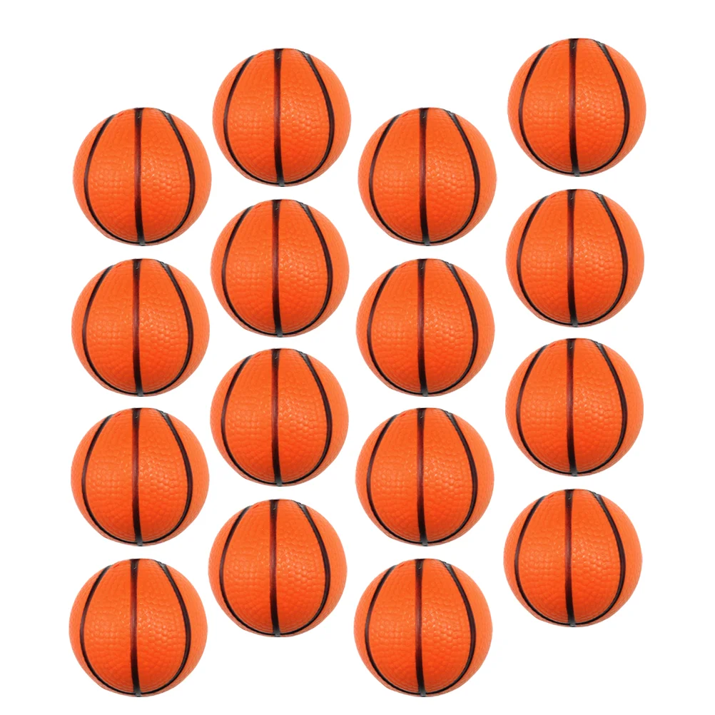 24 Pcs Mini Toys Swimming Pool Toys Small Basketballs Squeeze Ball Tiny Sports Balls Pu Mini Indoor Basketball