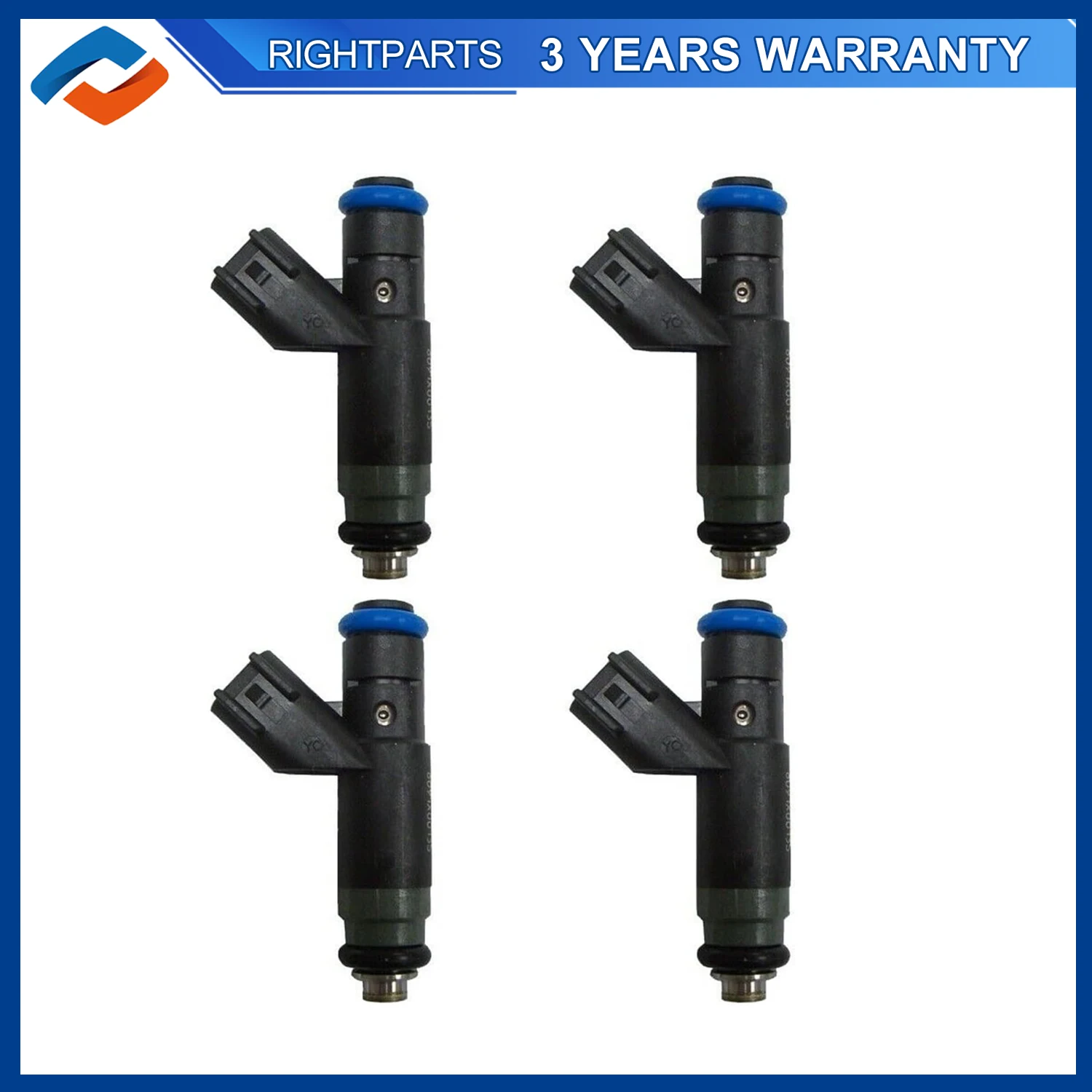 4PCS 04891573AB Fuel Injectors For Chrysler Sebring PT Cruiser Dodge Stratus Caravan 2.4L Neon 2.0L 2004 2005 2006 812-12159