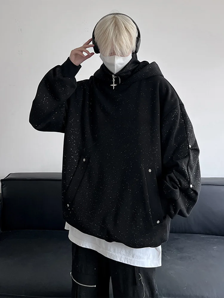 

Мужская толстовка Cleanfit Premium в американском уличном стиле, весенне-осенняя, модная, повседневная, удобная, свободного кроя