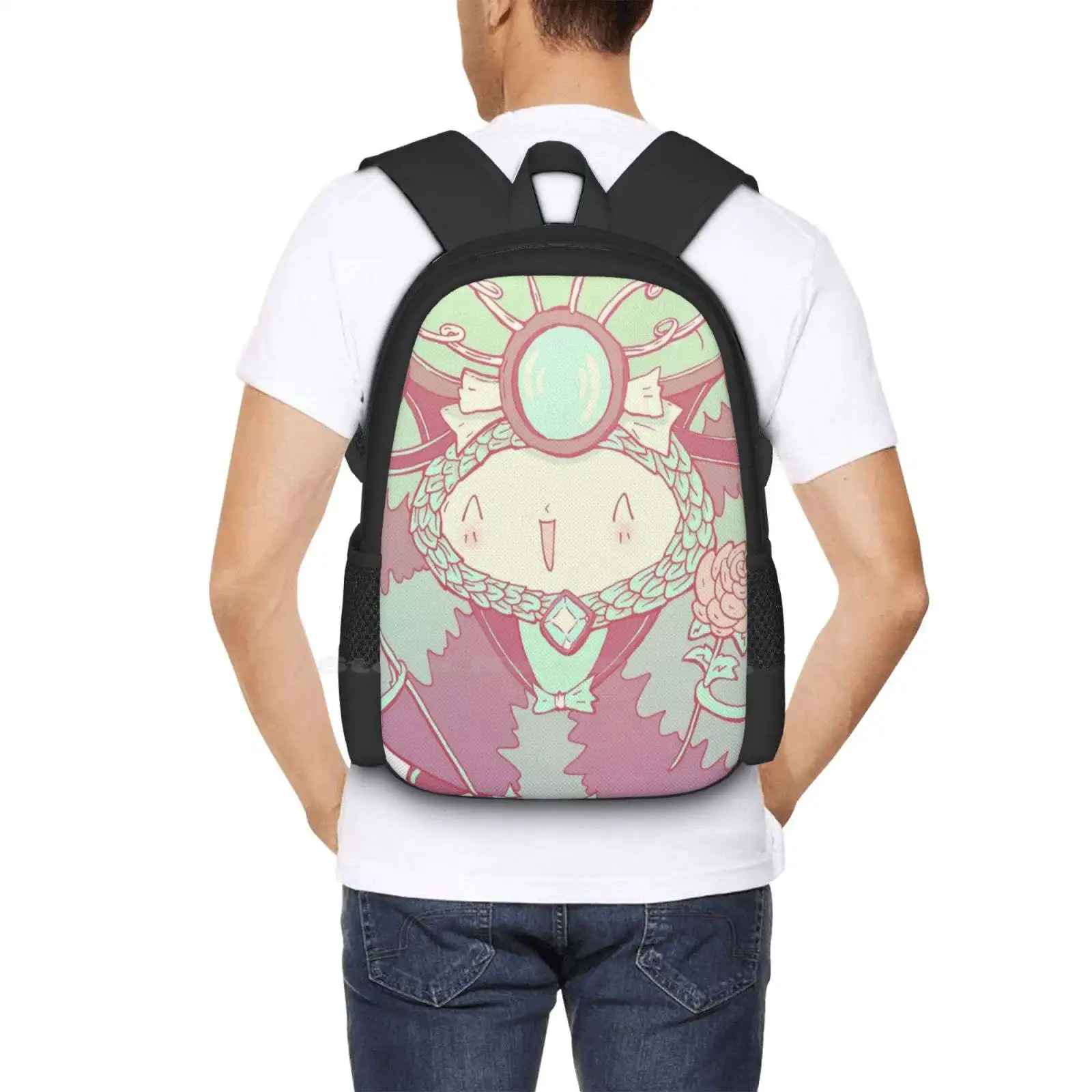 Pretty Soldier School Bags Travel Laptop Backpack Sailor Moon Japanese Cartoon Famous Pretty Soldier Cute Childhood Character