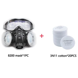 Respiratore antipolvere filtro antipolvere componenti accessori decorazione Anti-polvere industriale maschera protettiva per respiratore speciale