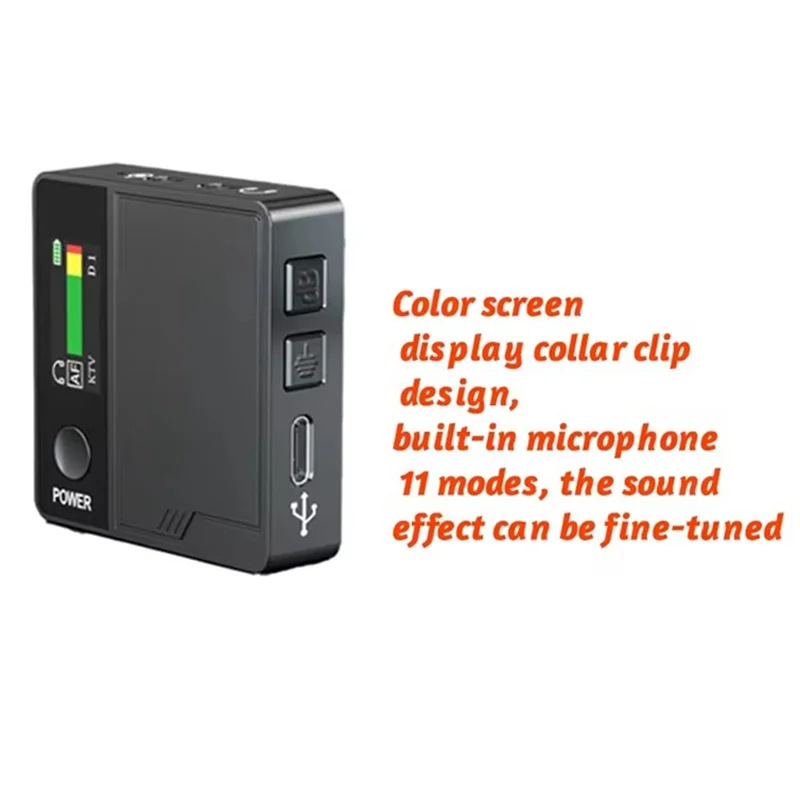 A9 Live Sound Card Voice Changer Voice Changer 11 Sound Effects KTV Mode Male Voice To Female Voice Easy To Install-T44C