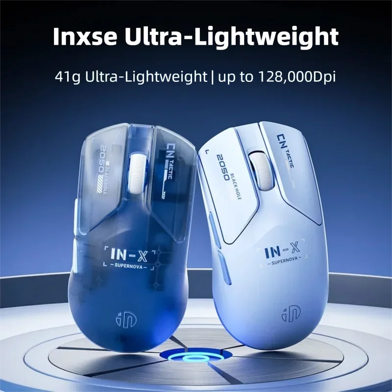 

Легкая беспроводная игровая мышь INPHIC INX SE, флагманская сенсорная беспроводная мышь 1000 Гц, подходит для настольных ноутбуков