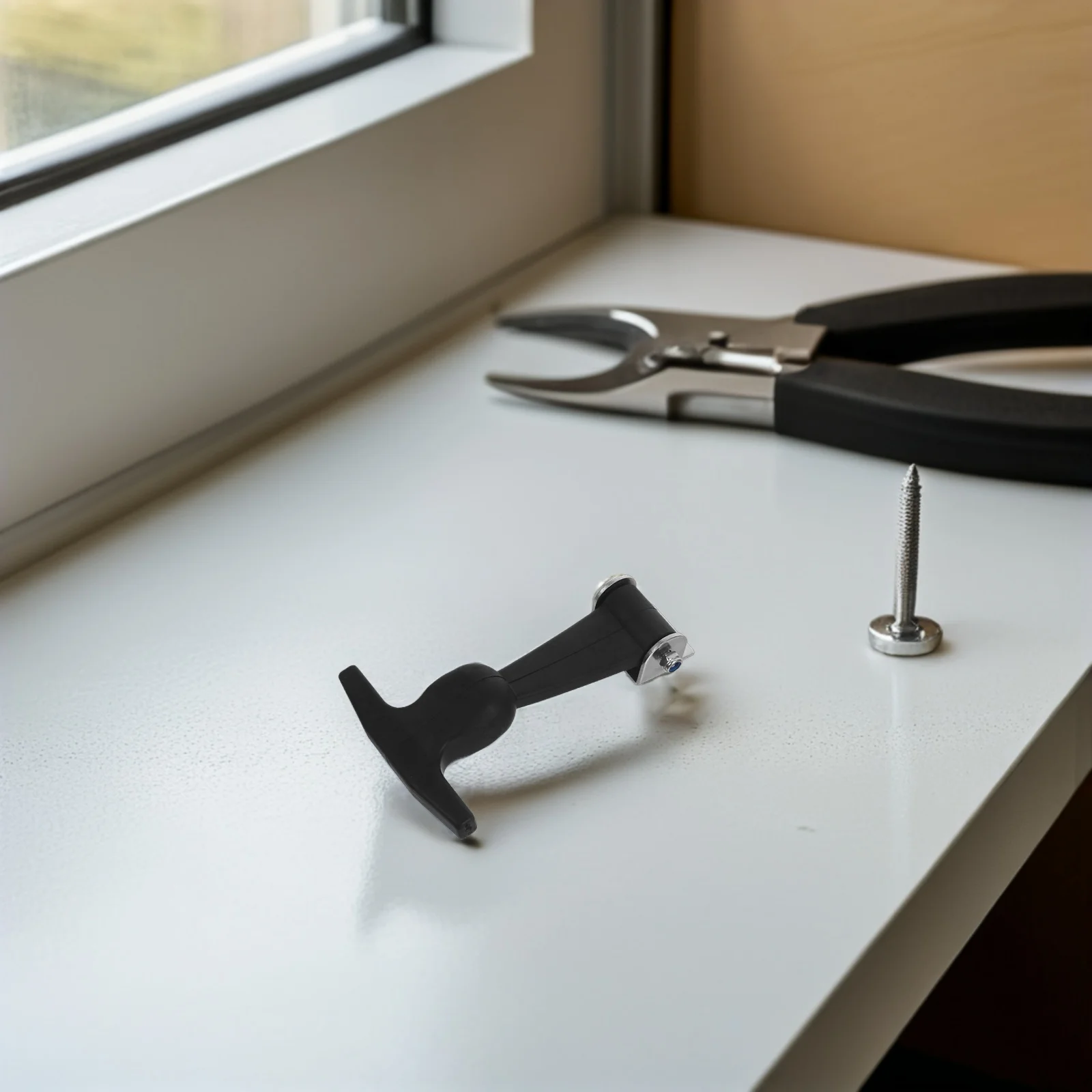 

2Pcs Stainless Steel Adjustable Latch Core Locking Mechanism for Industrial Hood Vehicle Engine Toolbox Heavy Duty T-Handle