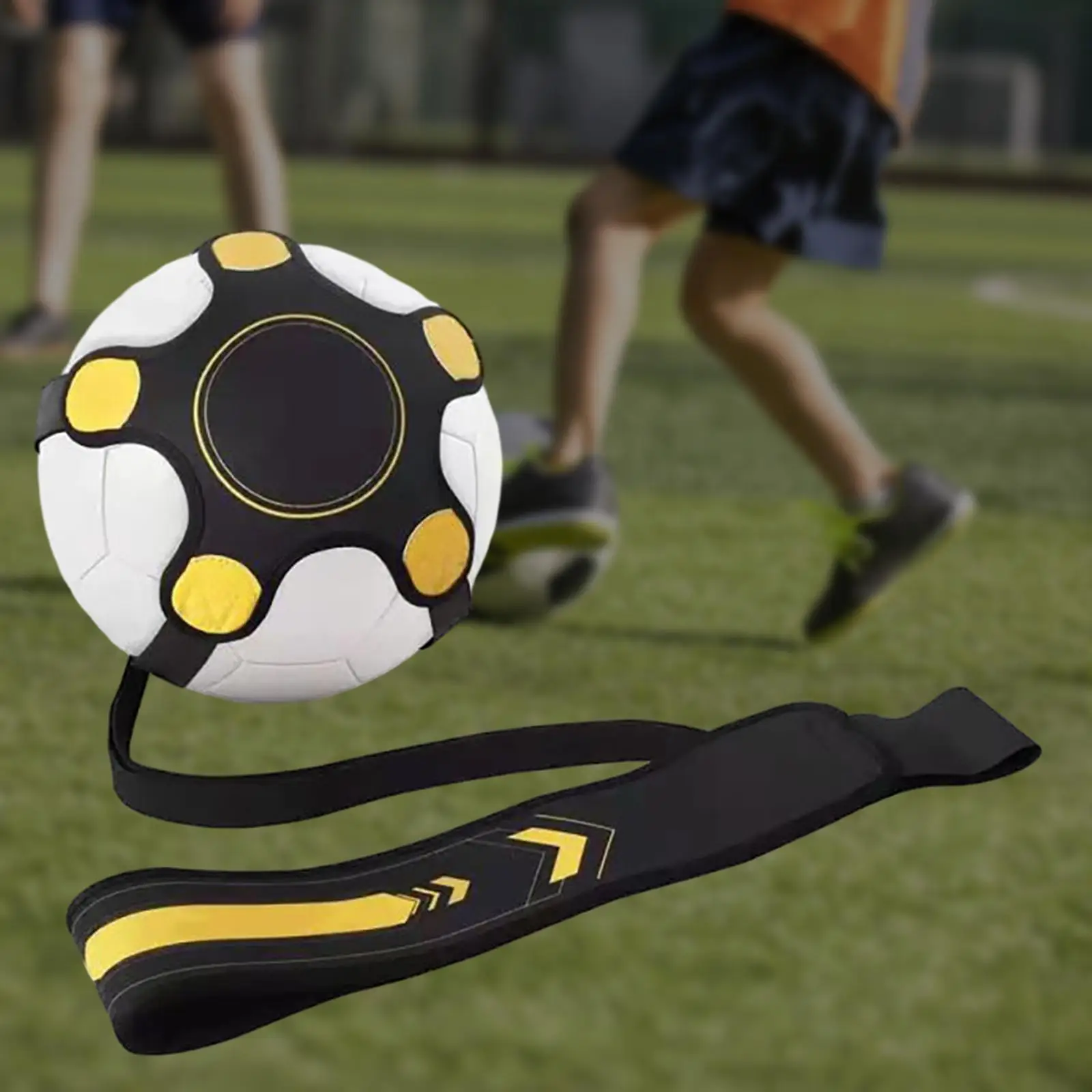 Soccer Trainer Football Training Belt Universal Fits Balls 3, 4, and 5, Football Training Equipment Solo Soccer Kick Trainer