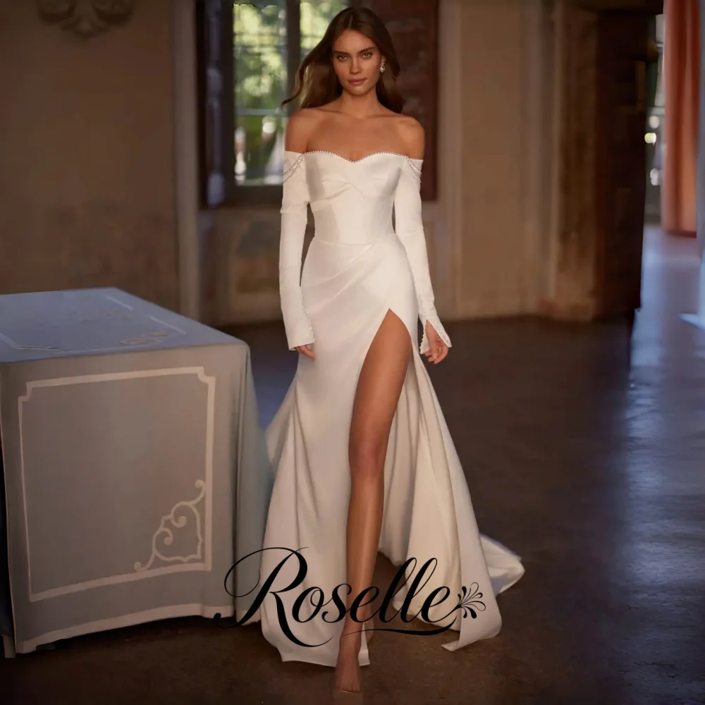 Wedding Qw - ROSELLE Suknia Ślubna Syrena Elegancka z