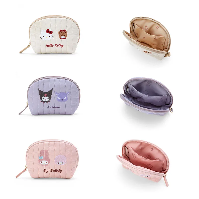 

Sanrio Hello Kitty Coin Purse Mymelody Kuromi Cute Cartoon Portable Travel Makeup Bag Toiletry Bag Girls Sanitary Pad Bag