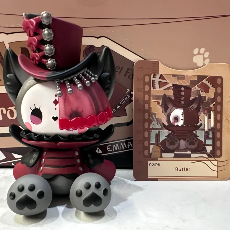 الأصلي لاكي إيما سيكريت فورست بليزارد ماونتن فيلا سلسلة صندوق أعمى أنيمي الشكل سطح المكتب الديكور kawaii هدية الكريسماس