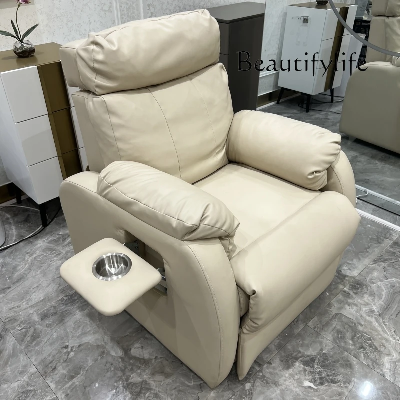 High-end hair salon special hair salon hair salon electric reclining scalp care chair