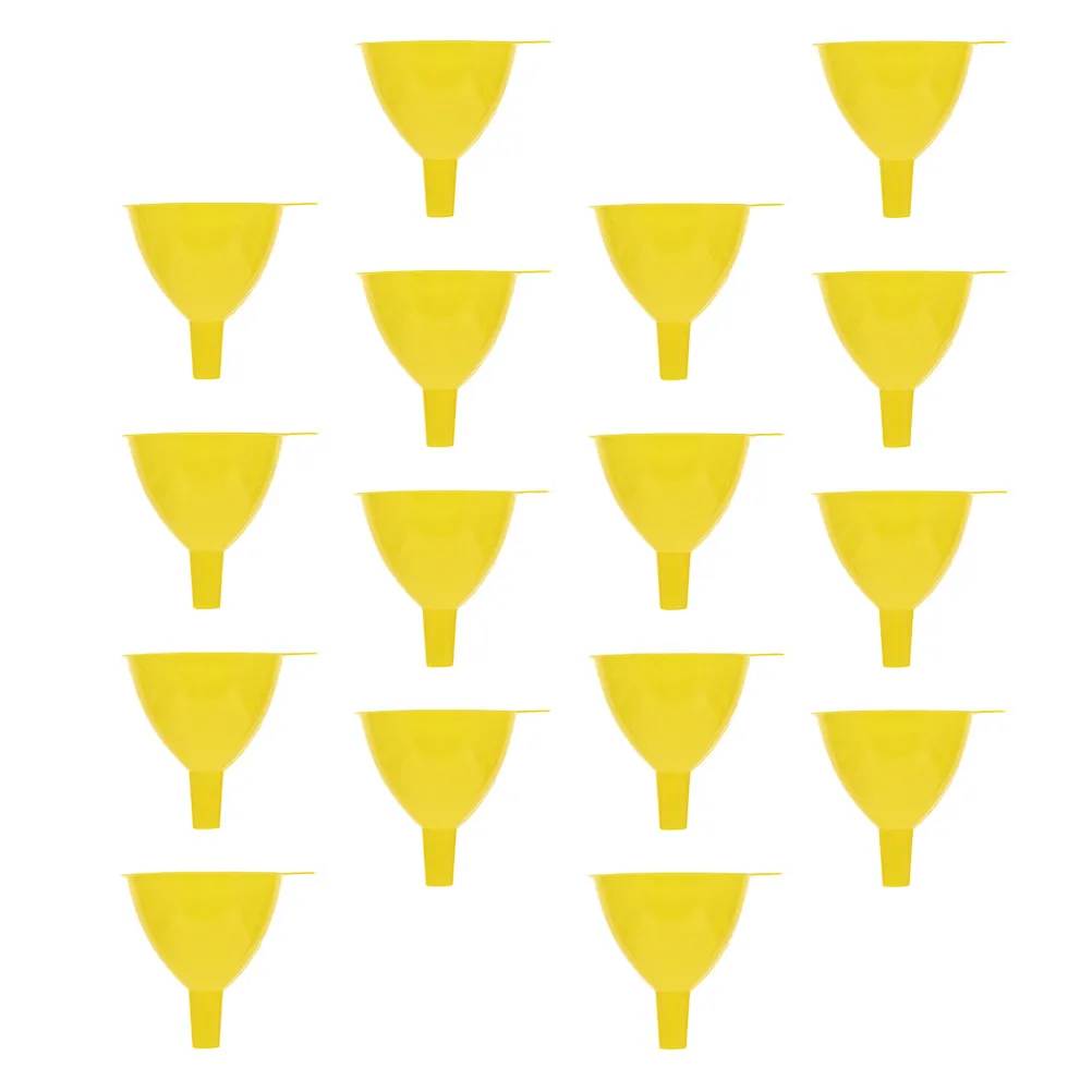 16Pcs Plastic Scientific Laboratory Funnel 60Mm Wide-Mouth Filter Funnel Corrosion Resistant Easy Grip for Lab Experiments